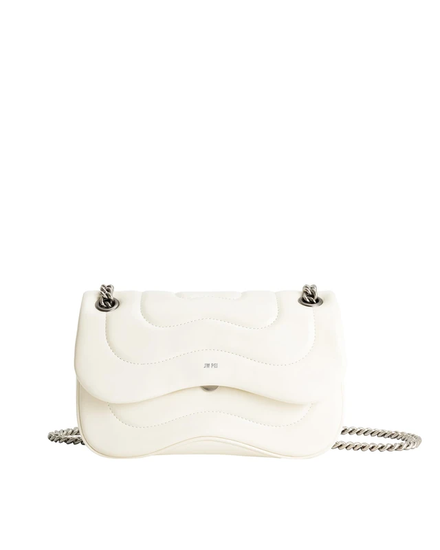 JW PEI Women's Tina Quilted Chain Crossbody - Ivory