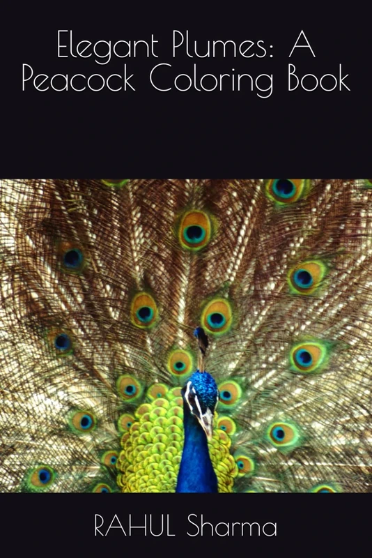 Elegant Plumes: A Peacock Coloring Book