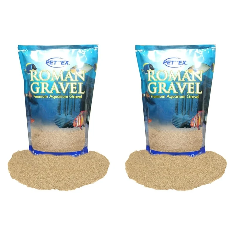 Pettex Roman Gravel Aquatic Roman Gravel 2 Kg Speckled Sand (Pack of 2)