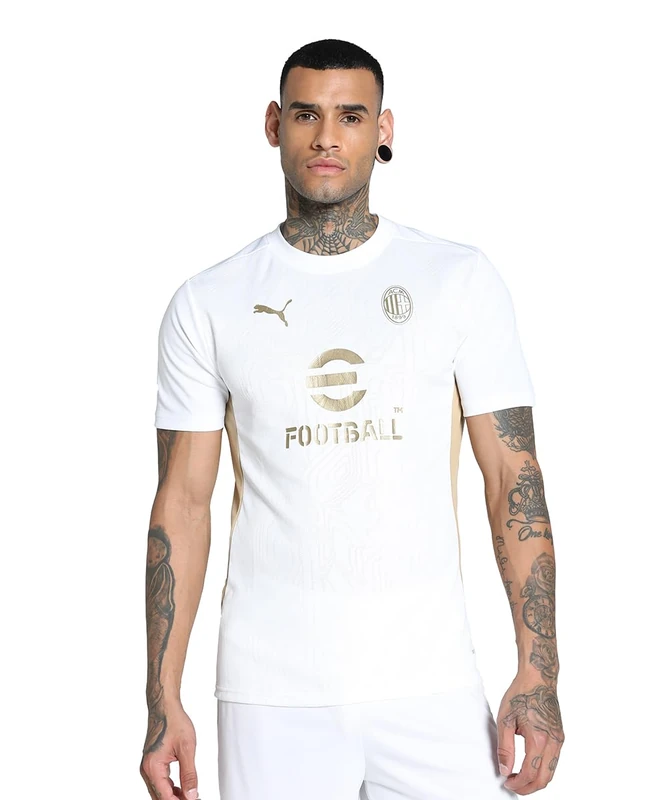 Puma Training Jersey for Race Training, Season 2024/25, DryCell Technology, Regular Fit Unisex – Adult White