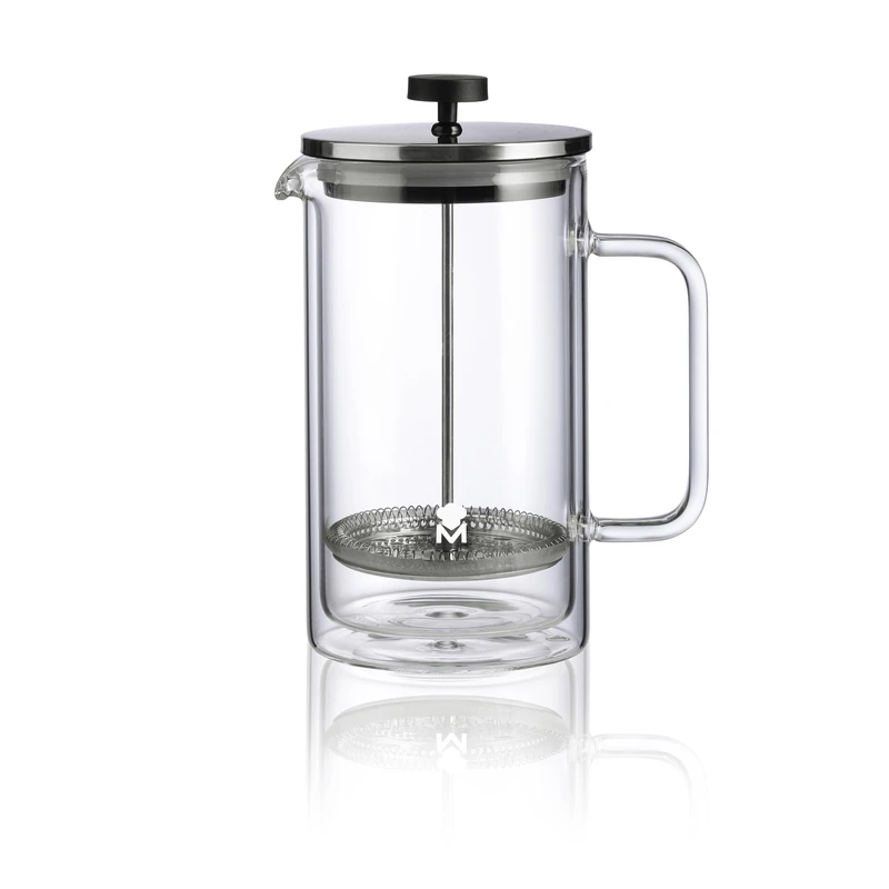 MasterPro Mixology MP High Borosilicate Glass Plunger Coffee Maker, 800 ml - Image 1