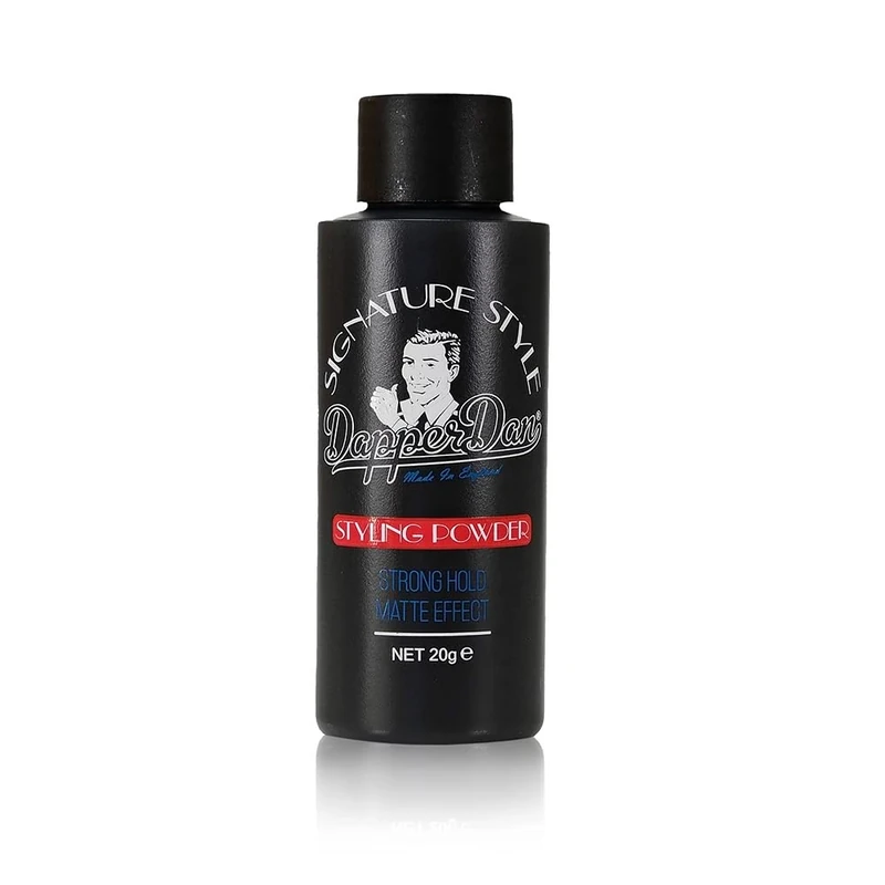 Dapper Dan Signature Style Styling Powder, Easy Application Hair Texture Powder for Men, Provides a Strong Matte Hold, Thickening and Voluminous Finish, Unscented, 20g