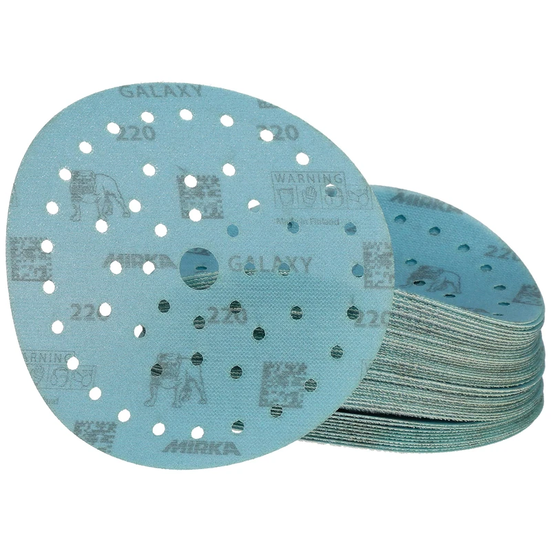 Mirka abrasive sandpaper Galaxy Multifit 150mm grit 240 Hook Loop