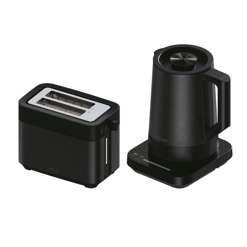 Haier Black Multifunctional Toaster & Kettle
