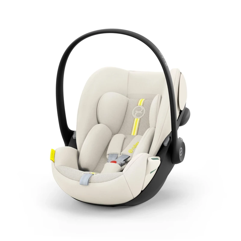 CYBEX Gold Cloud G i-Size Plus infant car seat, Incl. newborn insert, From birth to approx. 24 months, For children from 40 cm to 87 cm, Max. 13 kg, Seashell Beige