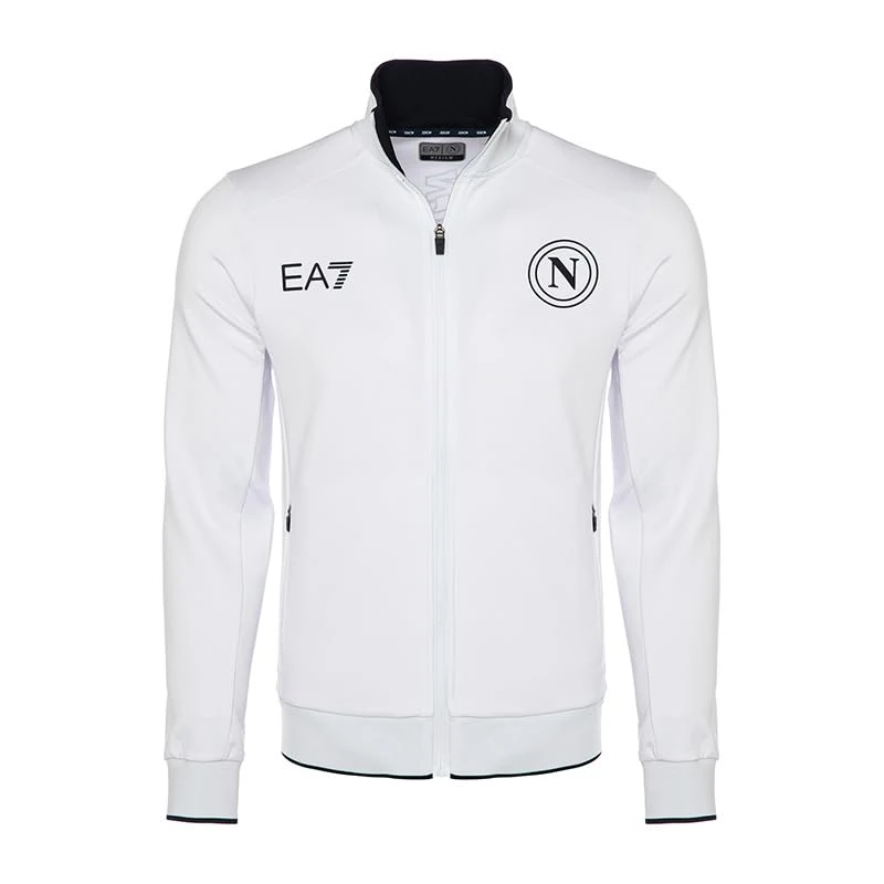 SSC NAPOLI Sweatshirt Tracksuit Top, White, M
