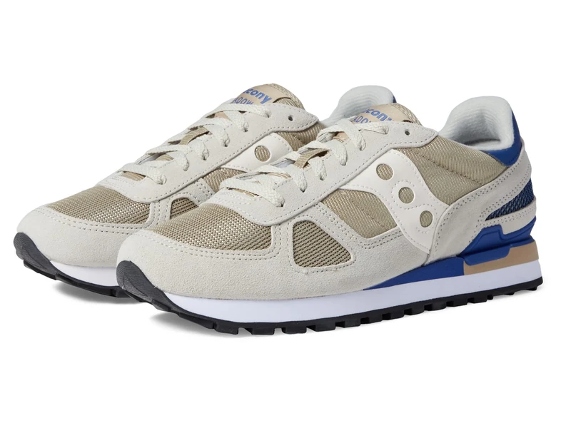 Saucony Men's Shadow Original U Sneaker, Beige/White, 4 UK