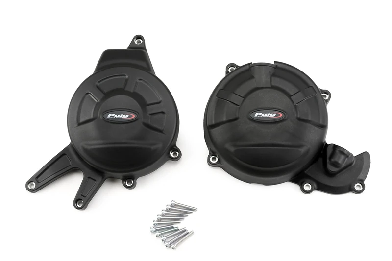 Puig 21500N Engine Cover Track For Championship Black