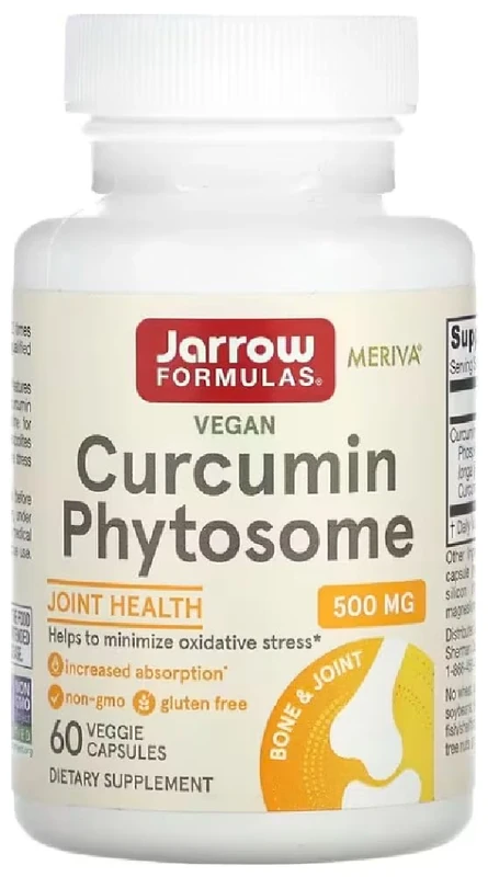 Jarrow Formulas - Curcumin Phytosome (Meriva) | 500 mg for Optimized bioavailability - 60 Capsules