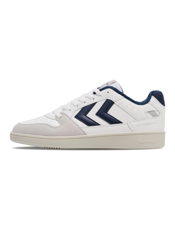 hummel Unisex ST. Power Play PL Trainers, White/Black IRIS, 37 EU, White Black Iris, 5 UK