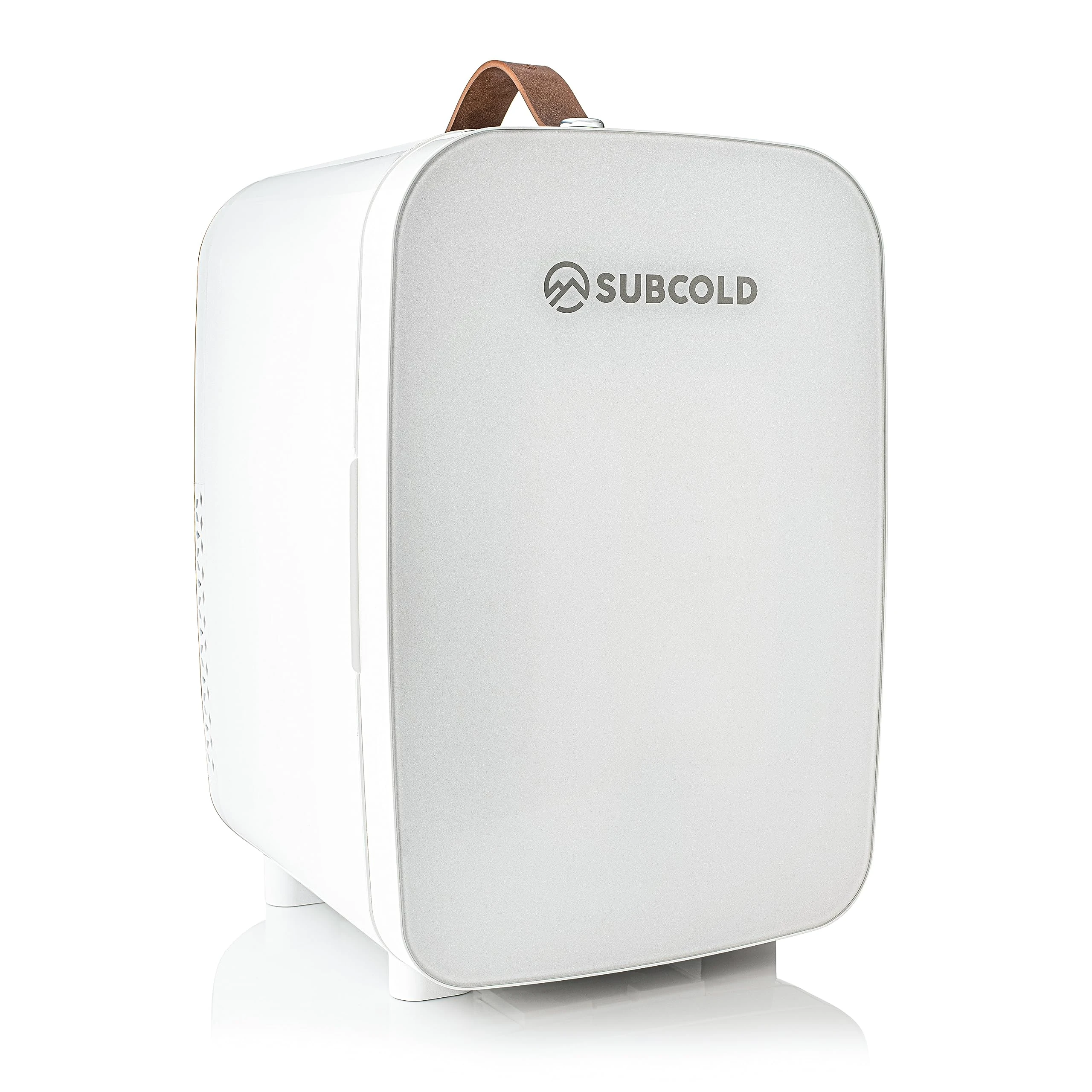 Subcold Pro15 Luxury Mini Fridge Cooler | Compact 15L Portable Small Fridge 12v & 240v | Efficient Quiet Cooling System | Ideal for Bedroom, Office, Beauty & Car (White) (Renewed)