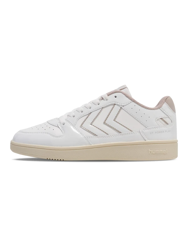 hummel Women's St Power Play Wm2 Sneaker, White Silver Cloud, 8 UK