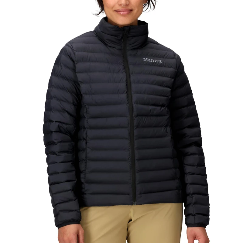 Marmot Women's Echo Featherless Jacket, Warm Puffy Jacket, Insulated Winter Coat, Water-resistant Quilted Parka, Lightweight Packable Outdoor Jacket, Windproof, Black, M