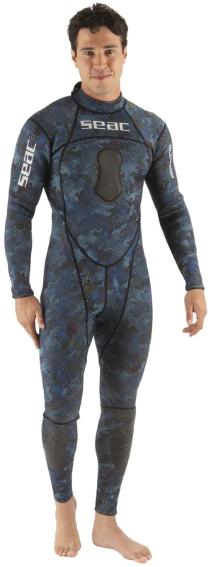 SEAC Blue Sea, One-piece Diving Wetsuit, 1.5 mm, Blue Camo