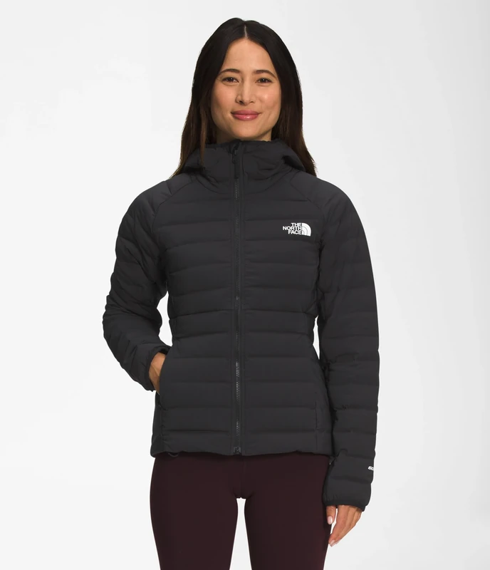 The North Face Women's Belleview Stretch Down Hoodie Jacket, Tnf Black/Npf, S