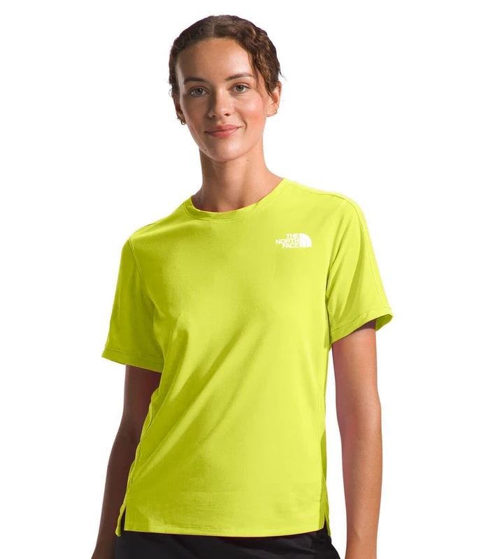 The North Face Women's Sunriser S/S T-Shirt, Firefly Yellow, M