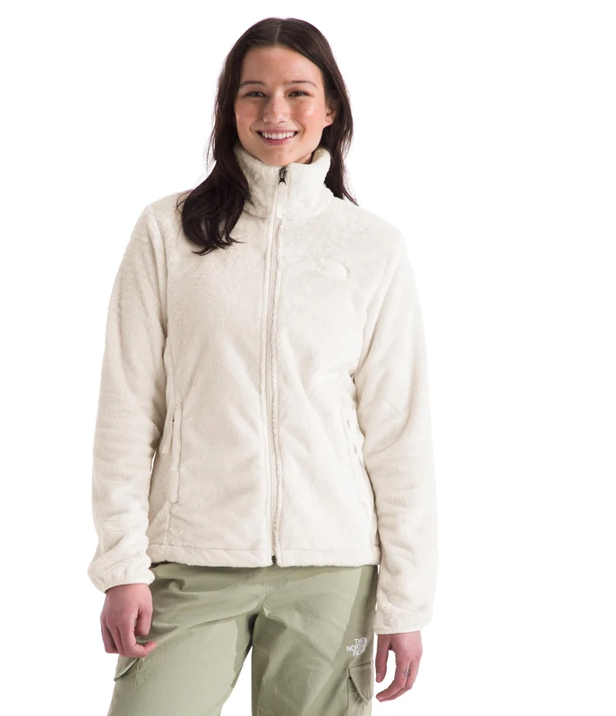 The North Face Women's Osito Jacket, White Dune, 3XL