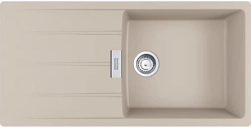 Franke CNG 611/211-100 Cafe Creme Sink - 1 Bowl and 1 Drainer