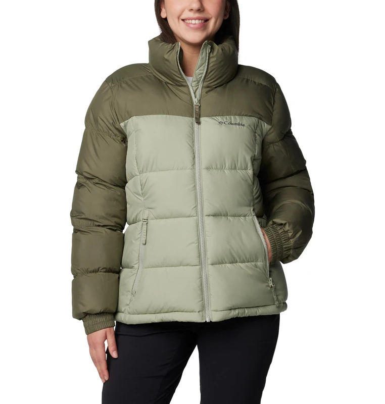 Columbia Women's Pike Lake Full Zip Jacket, Stone Green/Safari, L