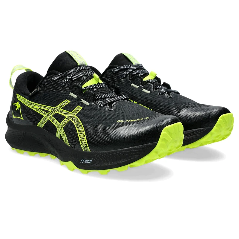 Asics 1011B801-003 Gel-Trabuco 12 GTX Men Black/Safety Yellow UK 8