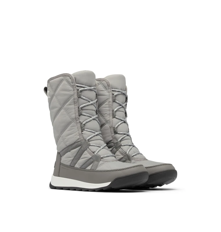 Sorel Whitney 2 Plus Tall Lace Wp Women's Fashion Boot, Chrome Grey Quarry, 8.5 UK