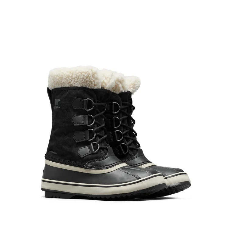 Sorel Winter Carnival Boot Wp Women's Winter Boots, Black Stone 2024 2025, 7.5 UK