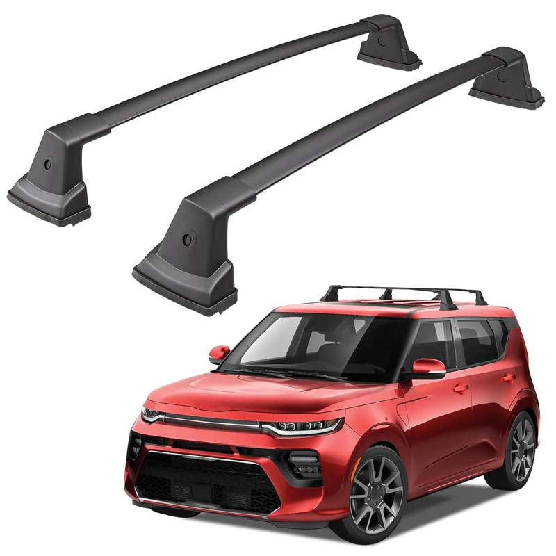 HOPE YOU READY Heavy Duty 220lbs Roof Rack Cross Bar Fit for 2020 2021 2022 Kia Soul Aluminum Roof Racks Cross Rail