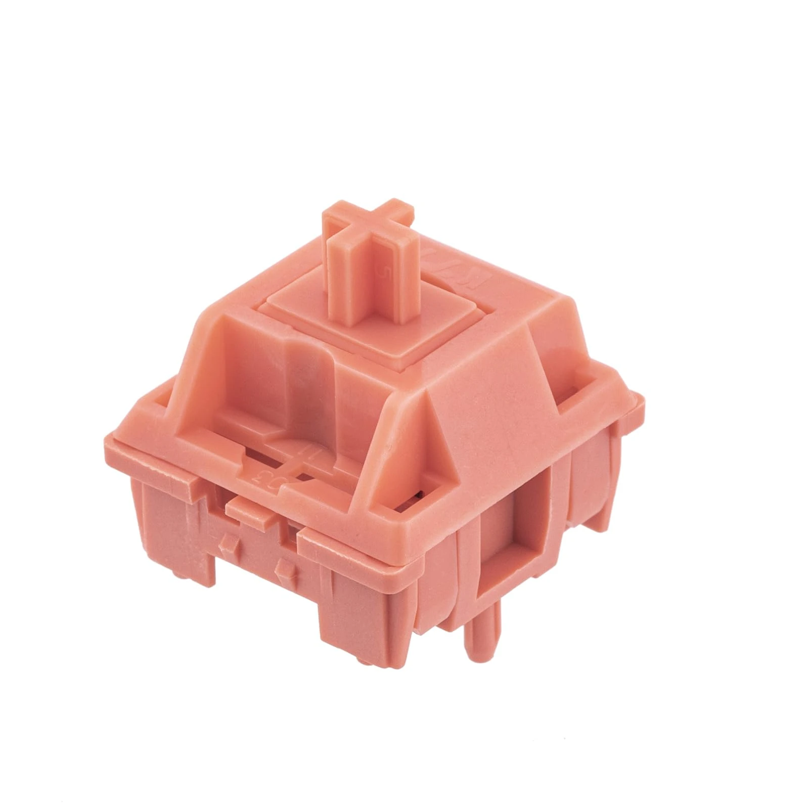 EPOMAKER KTT Macaron Series Mechanical Keyboard Switches Set for Mechanical Gaming Keyboard, 45 Pieces, Linear/Tactile Switch (Red)