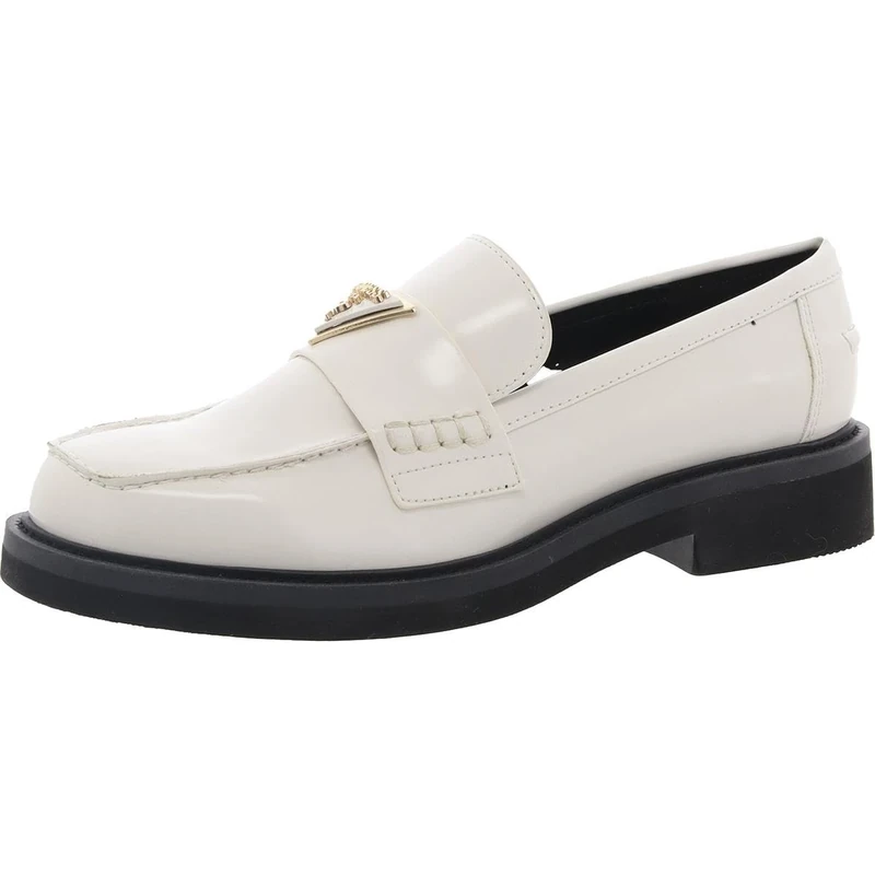 GUESS Women's Shatha Loafer, Ivory, 4 UK