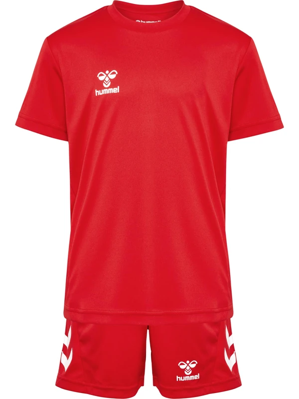 hummel hmlLOGO Set Kids, Unisex Kids T-Shirt, True RED, - Image 1