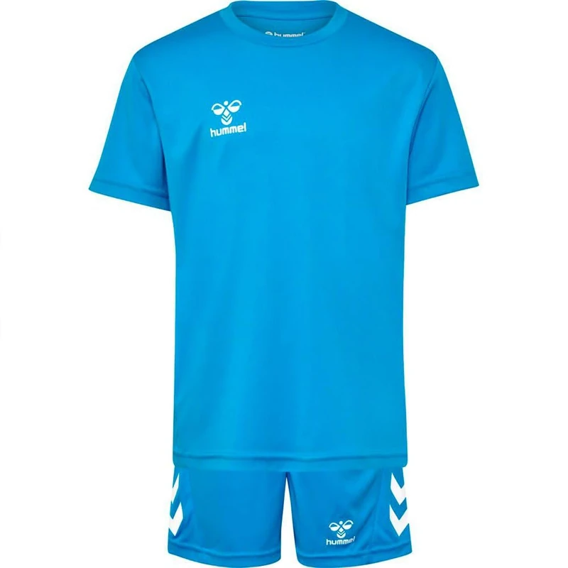 hummel hmlLOGO Set Kids, Unisex Kids T-Shirt, Diva Blue, - Image 1