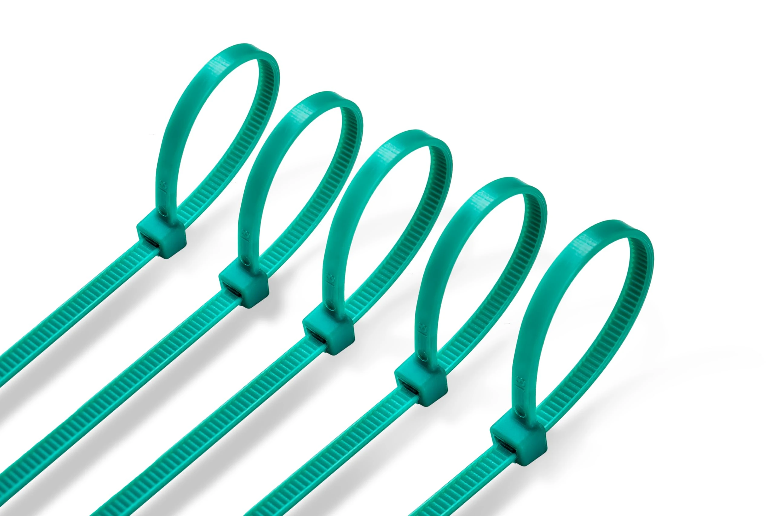 ERKO Cable Ties Green 150 x 2,5 mm Small 100 Pieces Chemical Resistant 18lbs Tensile Strength Professional Zip Tie Wraps, Garden