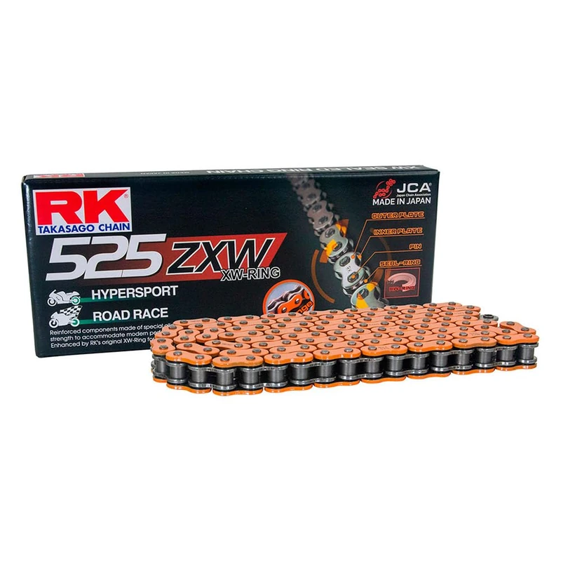 RK XW-Ring chain Orange 525 ZXW/118