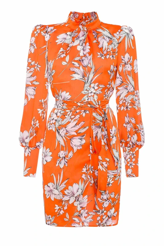 Swing Fashion Women's Sabrina Cocktail Dress, Orange, 14