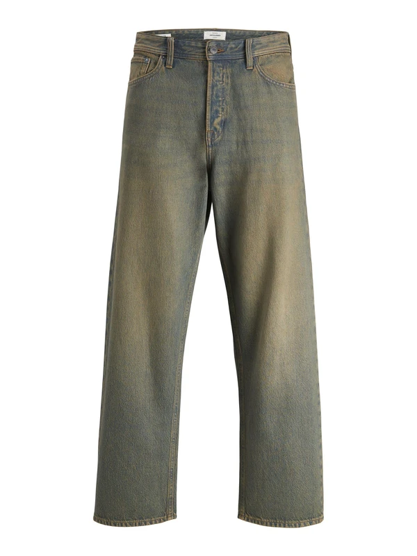 JACK & JONES Men's Baggy Fit Jeans, Blue Denim, 28 W/32 L