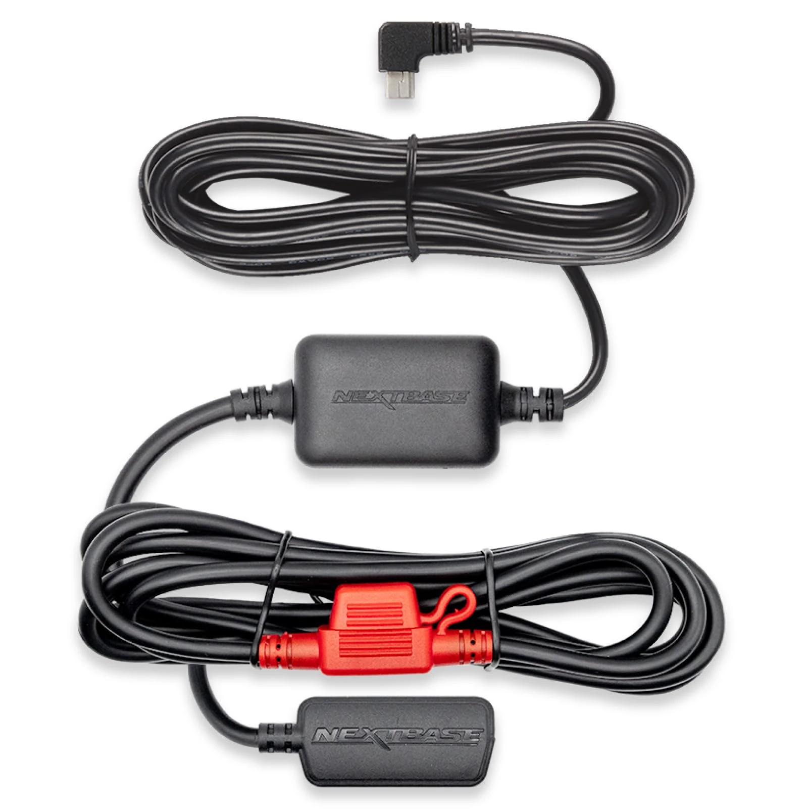 Nextbase Hardwire Kit OBD - Compatible with 122, 222, 322GW, 422GW, 522GW, 622GW Dash Cams (Not Piqo Compatible) - 5 Metres Long, 90° Connector, LED Indicator - Easy Install alternative to Fuse Box