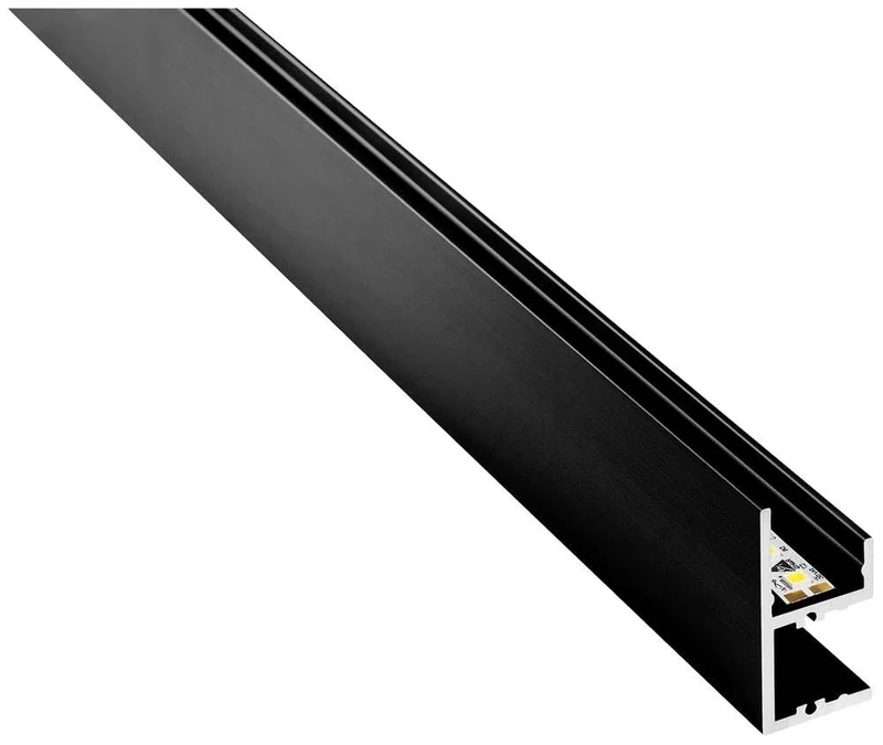Barthelme Bardolino Muro 62399531_9005 LED Profile Aluminium (L x W x H) 1000 x 18.4 x 37.3 mm 1 m - Image 1