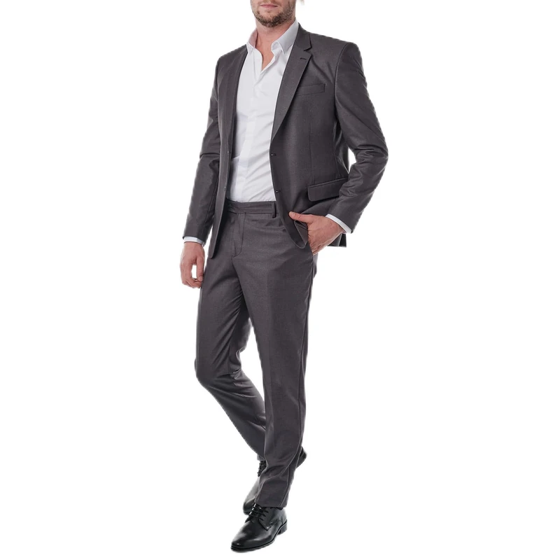 HopenLife Men's Sukuna Suit, Charcoal, 52