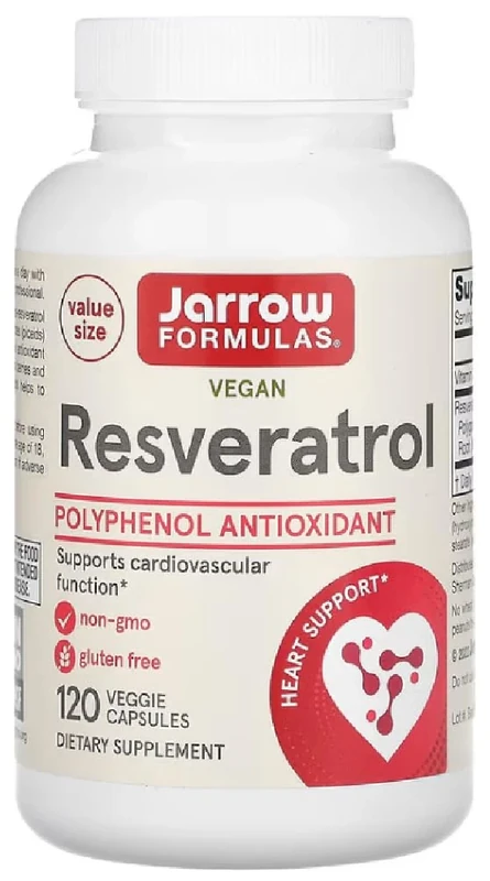 Jarrow Formulas - Resveratrol | 100 mg for antioxidant Cell Protection - 120 Capsules