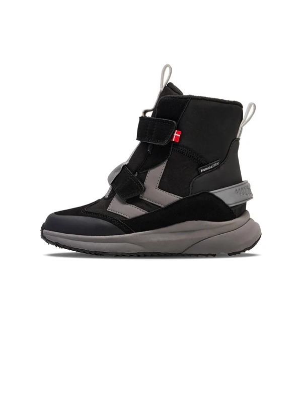 hummel REACH CONQUER SUPER HIGH TEX JR, Ankle boot, BLACK/GREY,