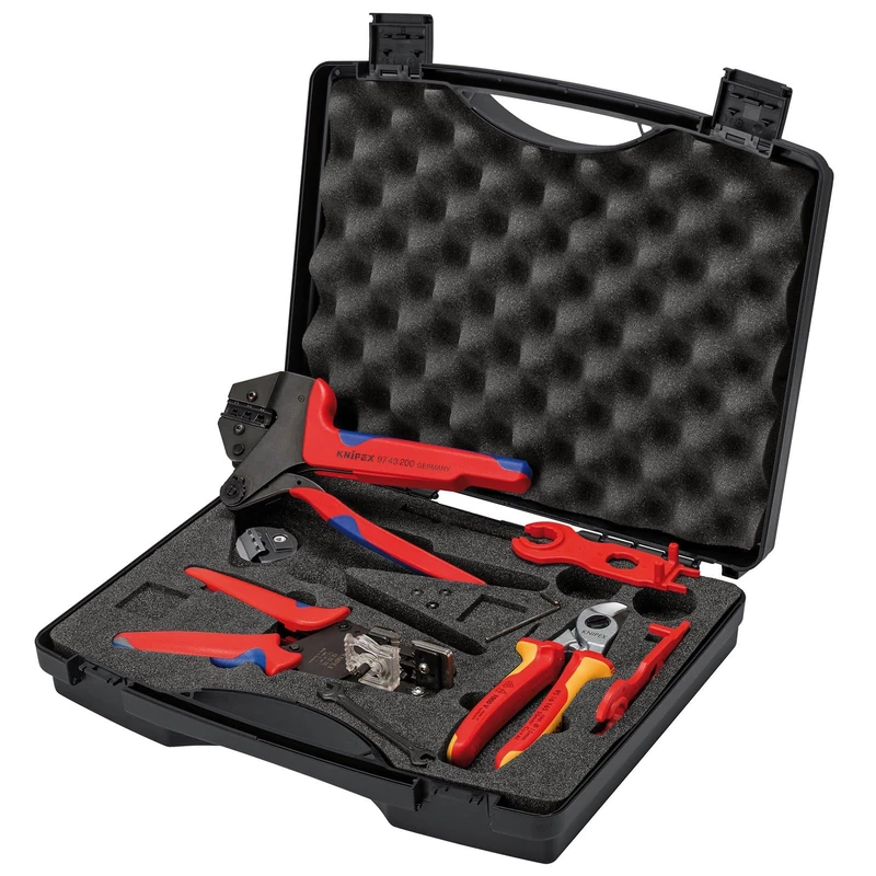 KNIPEX 13168 97 91 04 V01 Tool Case for Photovoltaics for solar cable connectors MC4 (Multi-Contact)