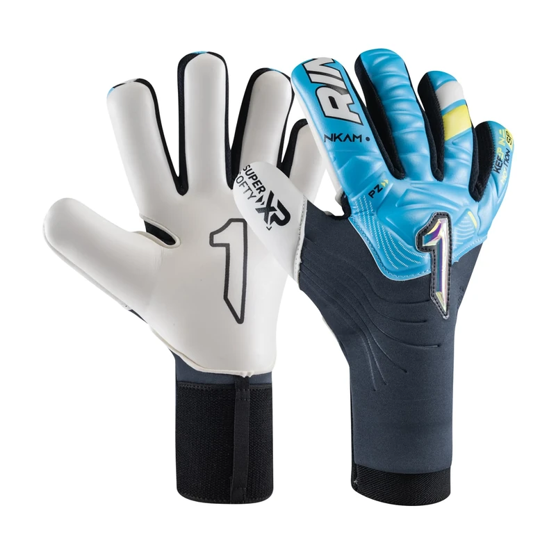 Rinat NKAM Adult Football Goalkeeper Gloves Blue Unisex Size 7