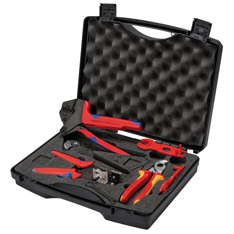 KNIPEX 13169 97 91 04 V02 Tool Case for Photovoltaics for solar cable connectors MC4 (Multi-Contact)