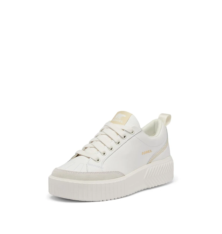 Sorel Women's Ona Ave Low Sneaker WP - Sea Salt/Bleached Ceramic