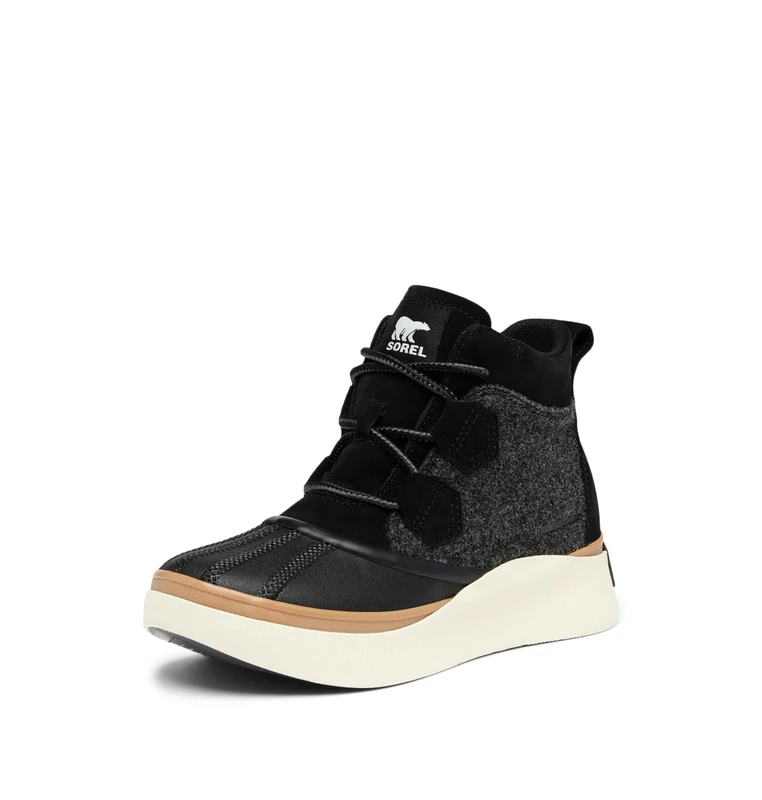 Sorel Out N About IV Classic WP Boots, Waterproof Design, Chic Faux-Fur Accent, Cosy Fleece Interior, Durable Sole, Convenient Heel Tab - Women's