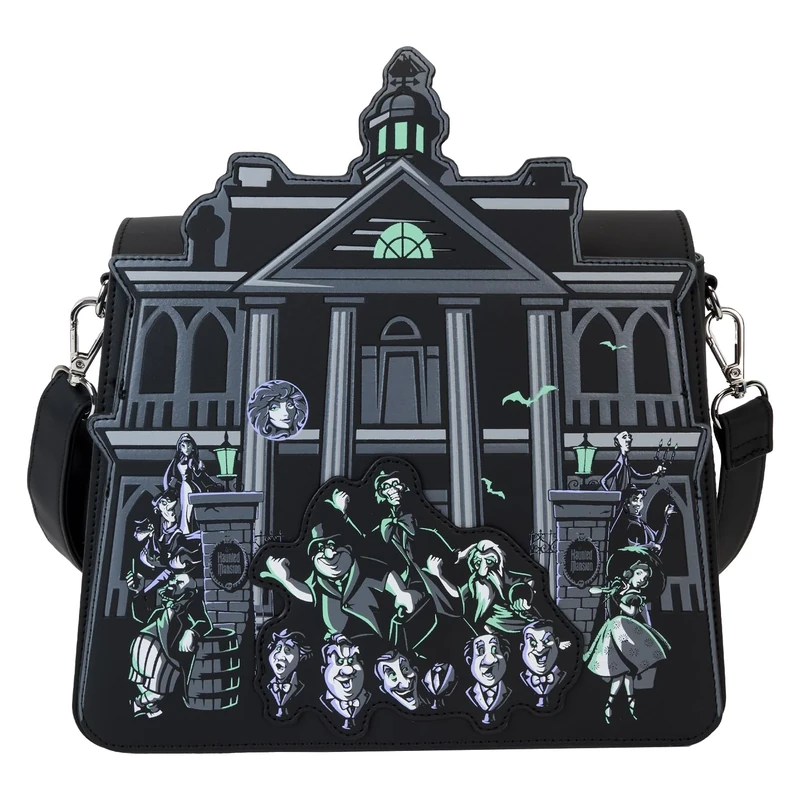 Loungefly Disney: Haunted Mansion Crossbody Purse - Amazon Exclusive - Cute Collectable Purse - Gift Idea - Card Holder With Multiple Card Slots - Official Merchandise - for Girls and Women
