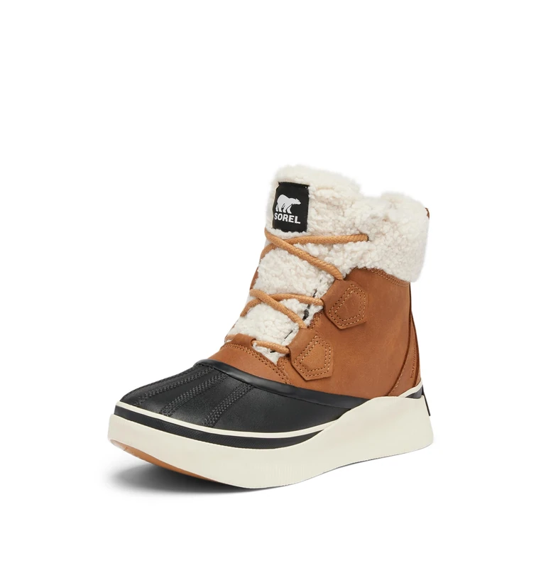 Sorel Women's Out N About 4 Chillz WP, Casual Winter Boots, Taffy/Black, 4 Regular