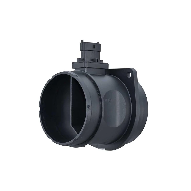HELLA 8ET 358 166-611 Mass Air Flow Sensor - 4-pin connector - Pipe-neck
