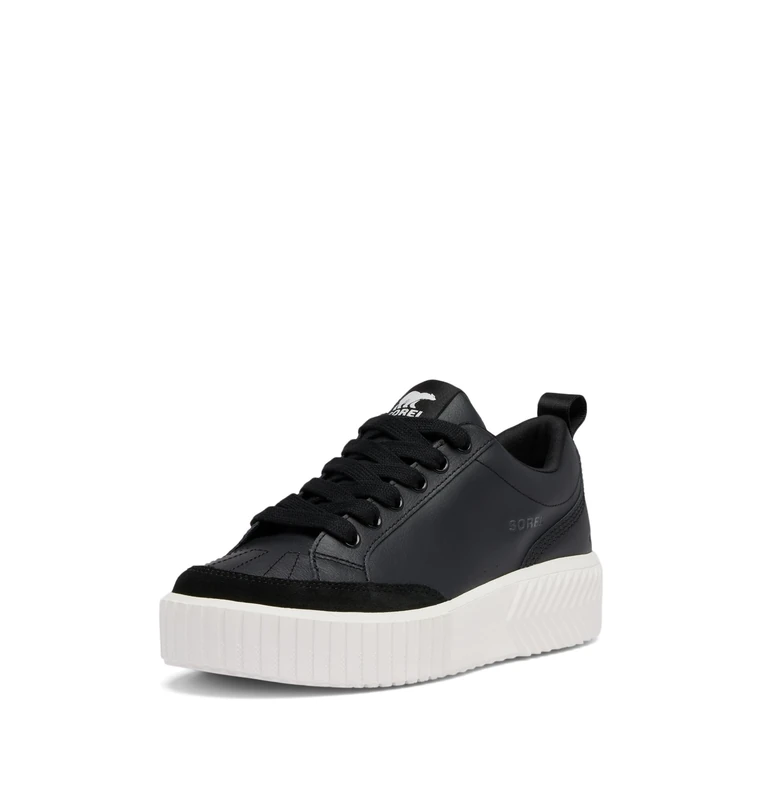 Sorel Women's Ona Ave Low Sneaker WP Summer, Black/Sea Salt, 4 UK