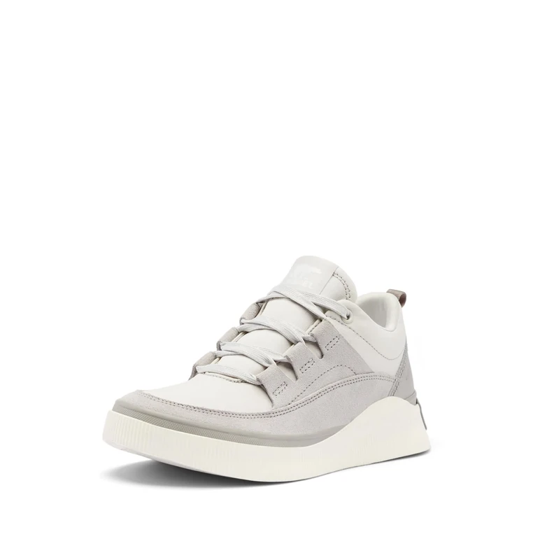 Sorel Women's Out N About 4 Low Sneaker Waterproof, Summer Waterproof Sneakers, Moonstone/Sea Salt, 3